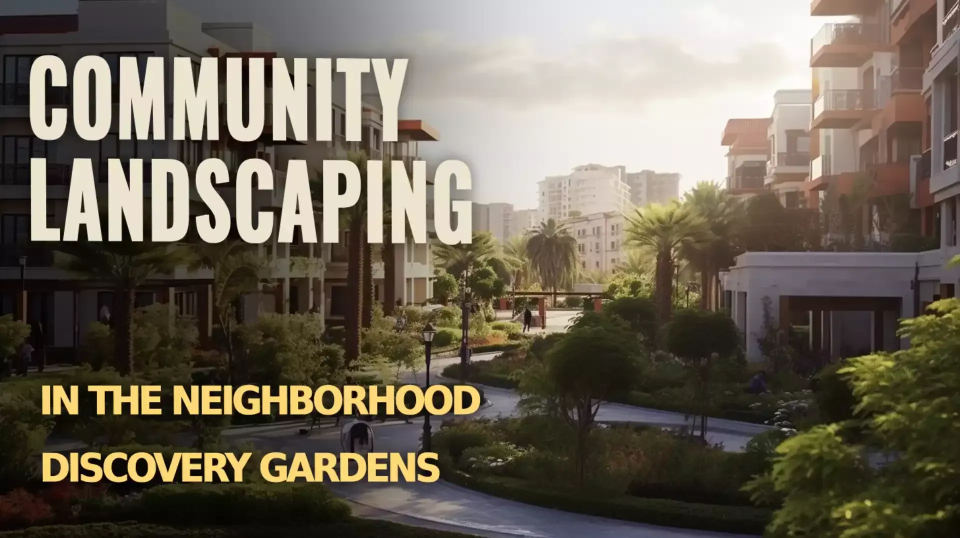 Scenic Beauty: Community Landscaping in Discovery Gardens