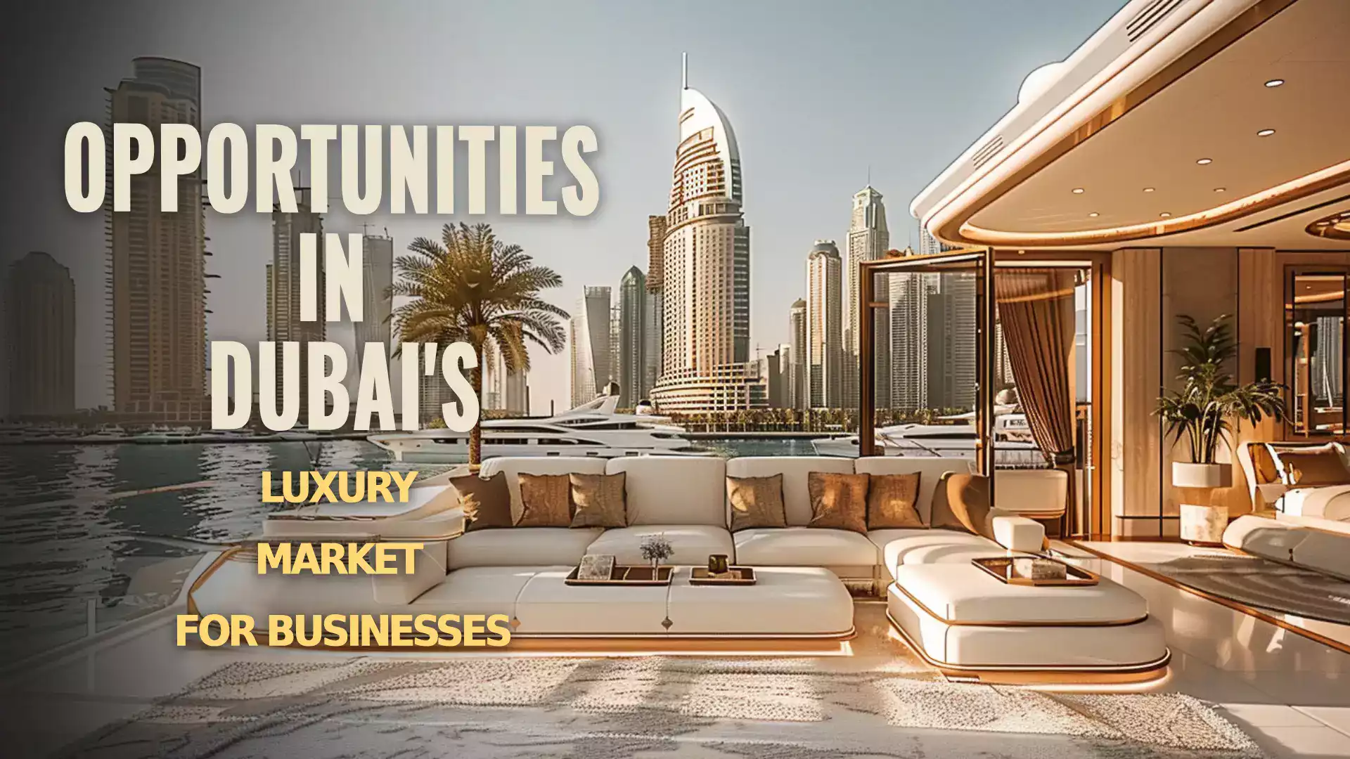 Image showcasing thriving business scene in Dubai, symbolizing lucrative opportunities for entrepreneurs