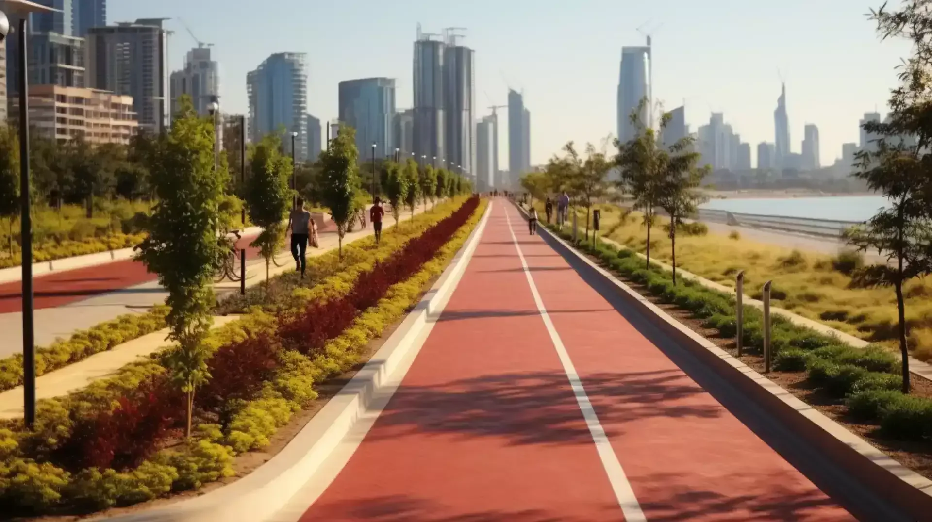 Fitness and Tranquility Combined - Jogging Tracks in Discovery Gardens