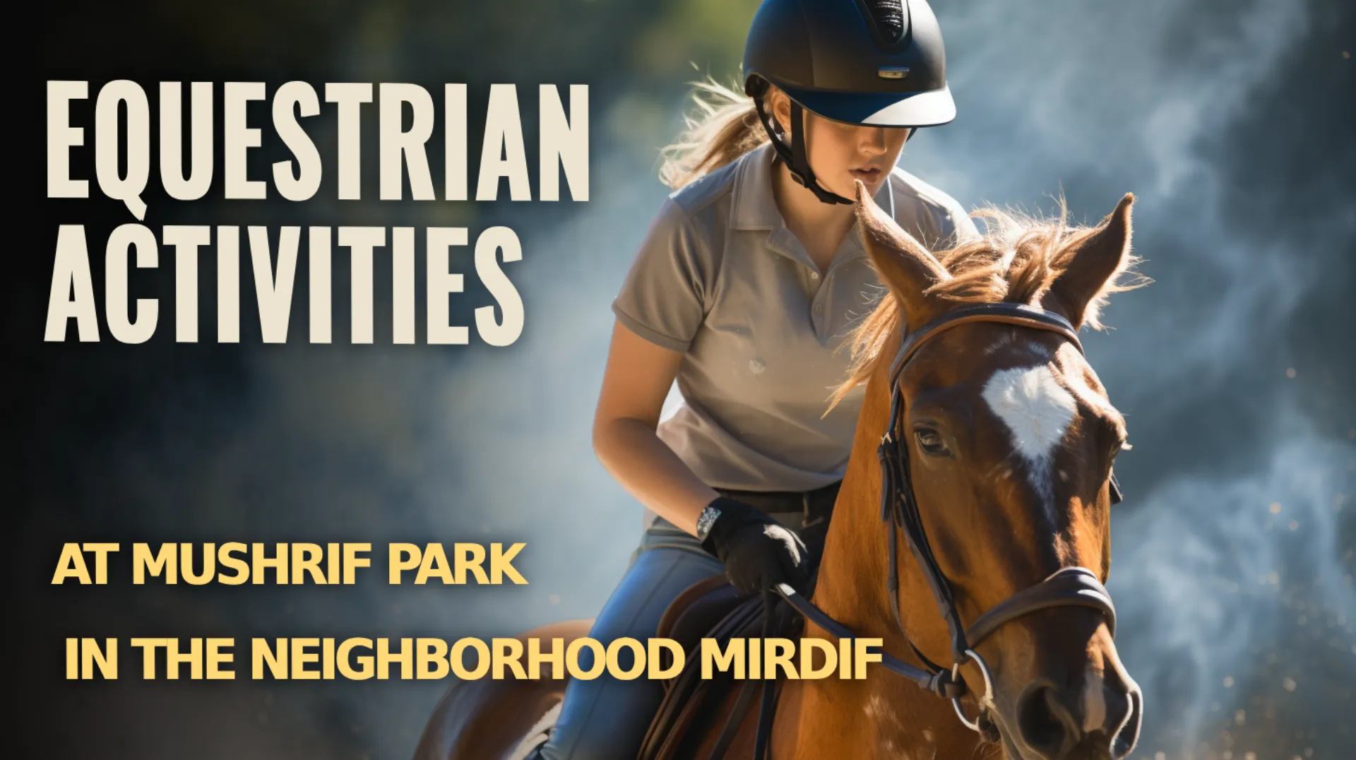 Explore Equestrian Trails in Mushrif Park