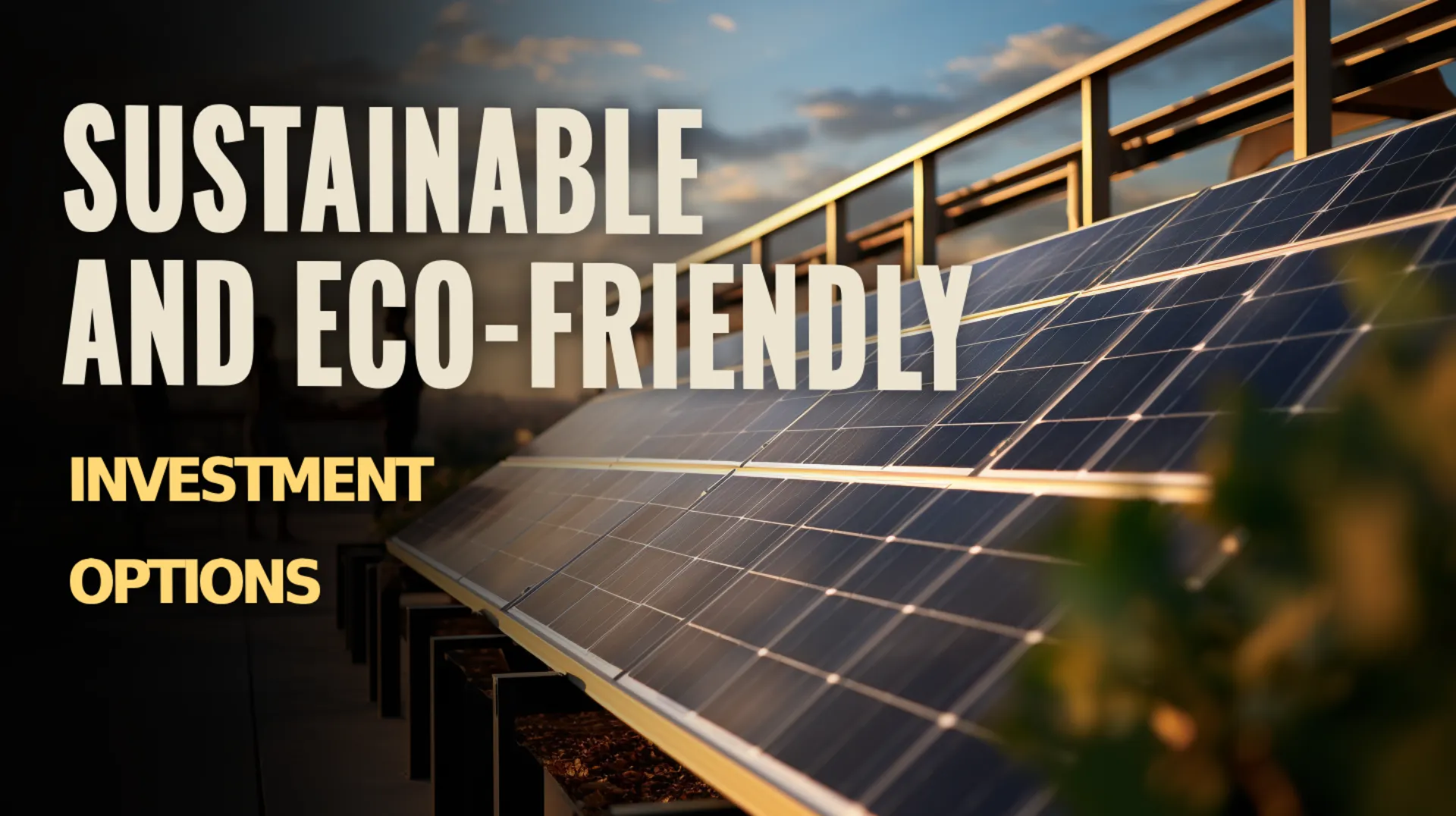 Visual Guide to Eco-Friendly Investment Options: This image provides insights into diverse eco-friendly investment avenues, promoting a greener and more sustainable future