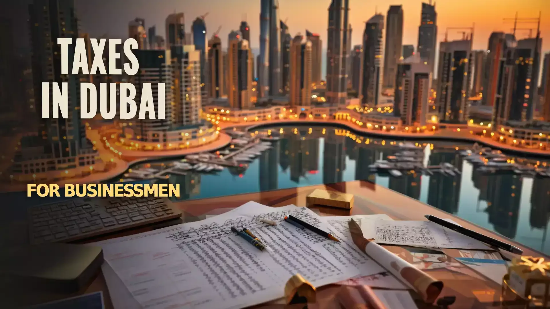 Image depicting the intricacies and regulations of taxes in Dubai