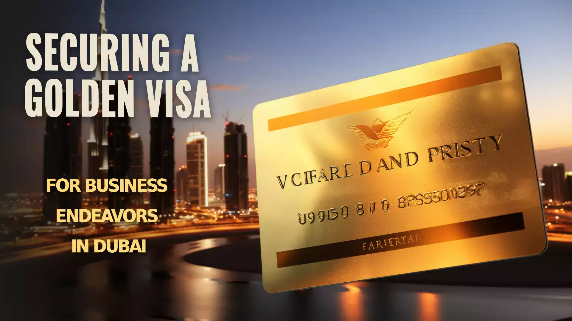 Image depicting the accessibility and advantages of obtaining a Golden Visa for business ventures in Dubai