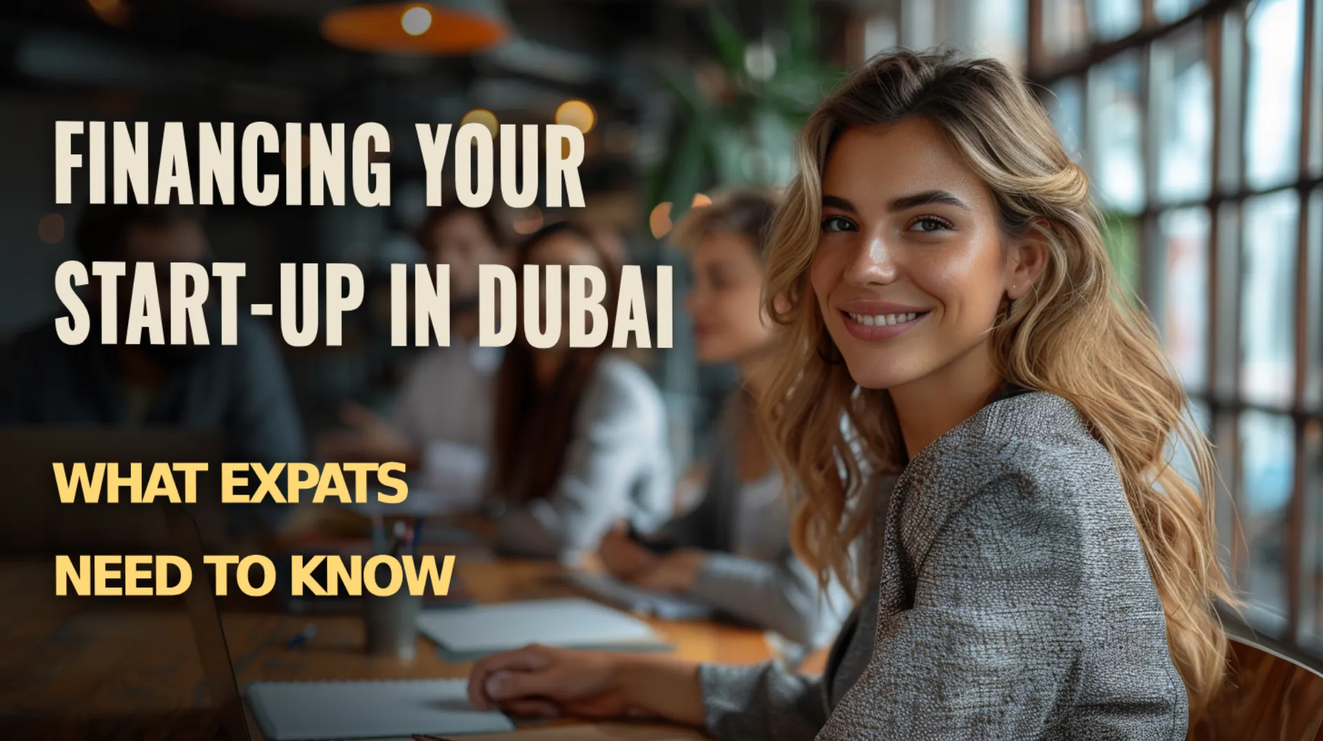 Infographic outlining various financing options available for expats looking to start a business in Dubai, essential for a successful start-up in Dubai.