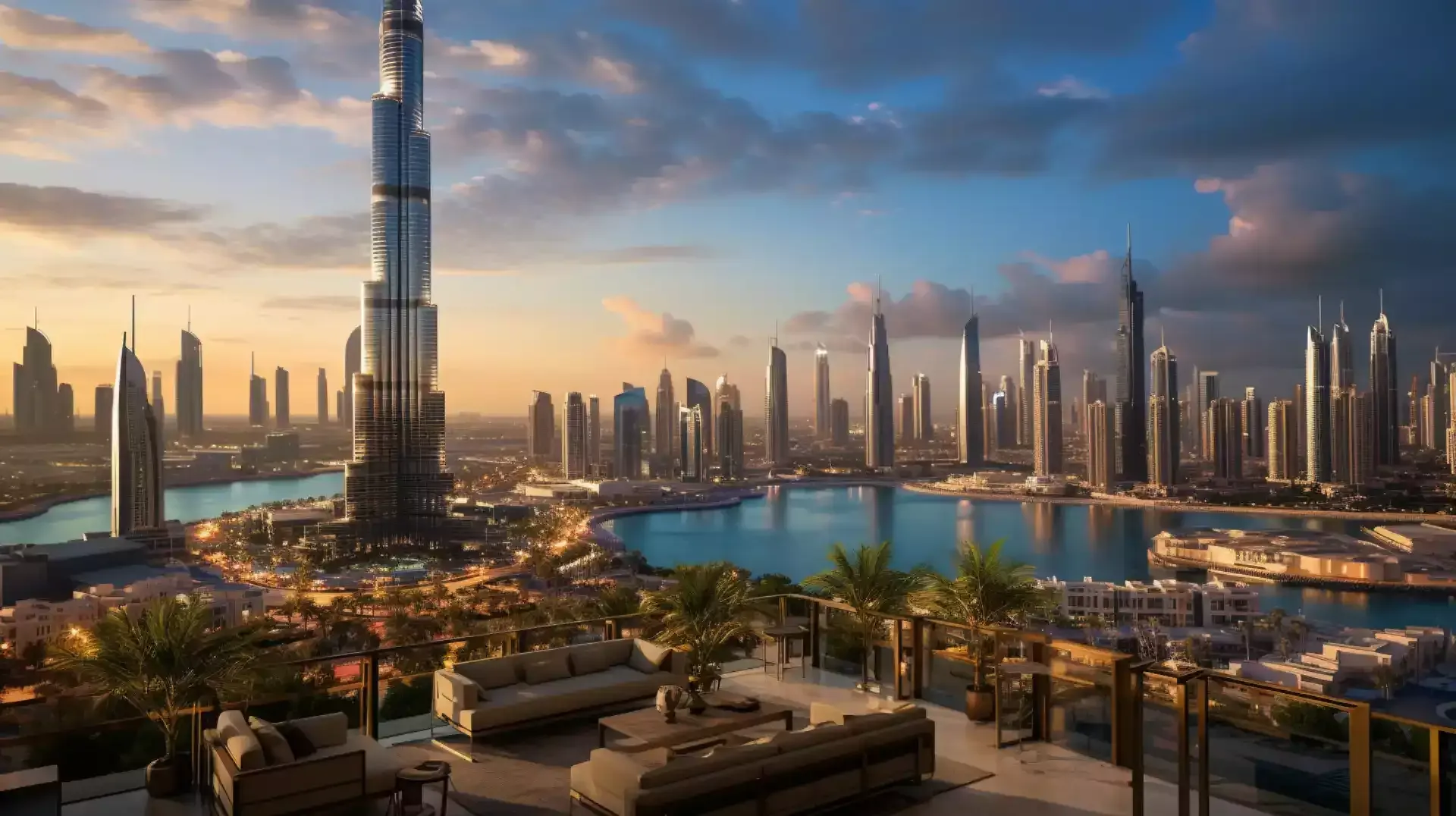 Visual representation of the advantages of investing in Dubai's real estate market