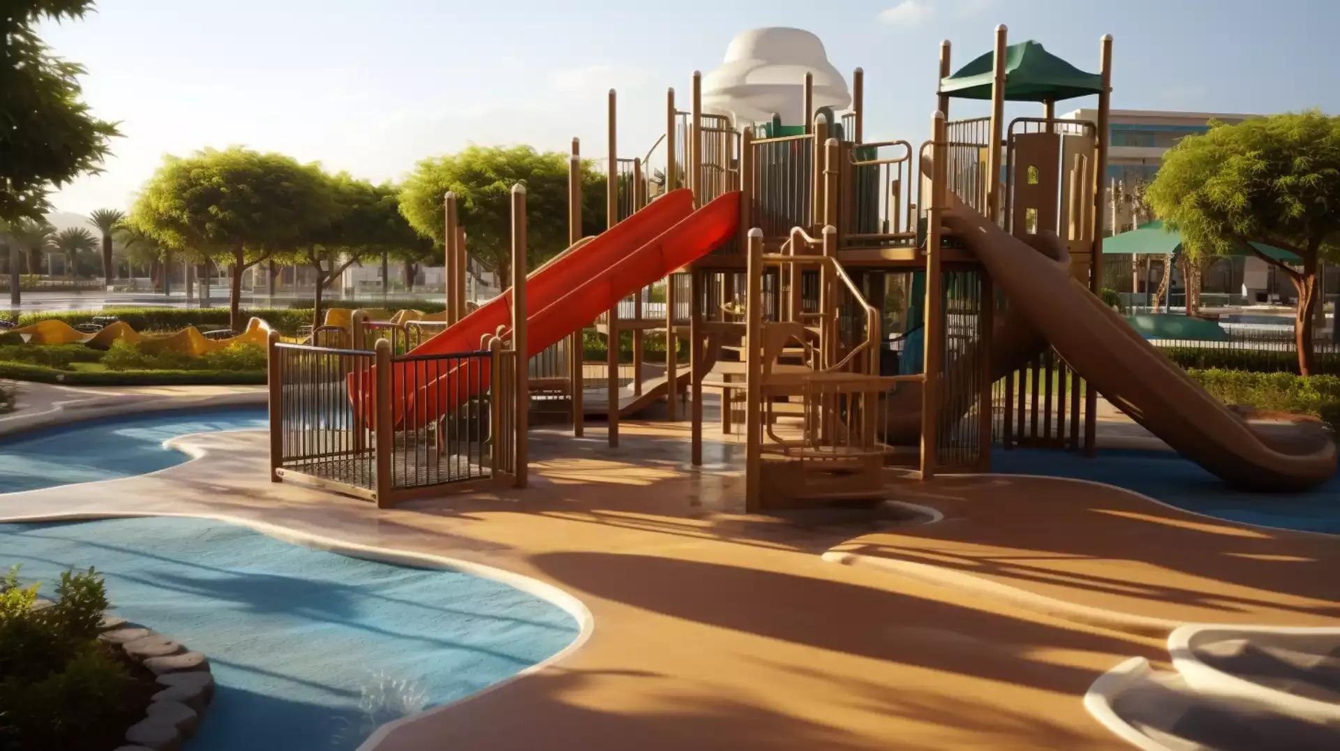 Explore JLT Park - Children's Play Zone and Swings  