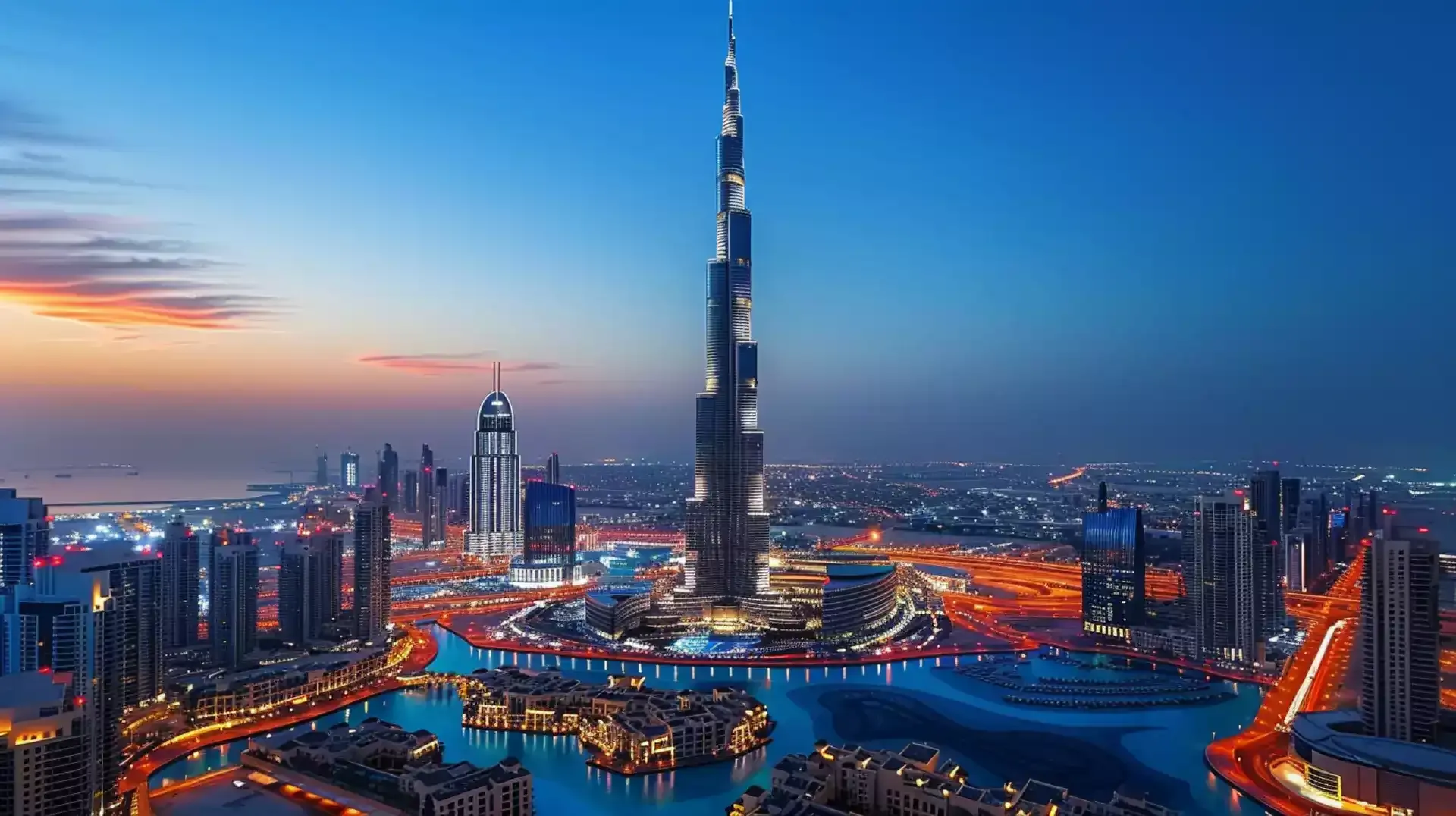 Image of a dynamic Dubai skyline symbolizing innovation and commerce