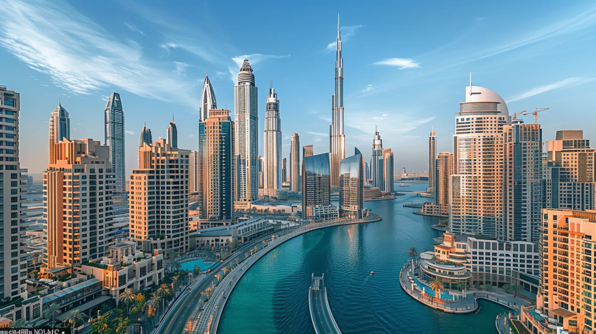 View of Dubai showcasing a variety of real estate options available for investment, highlighting the city's growth.