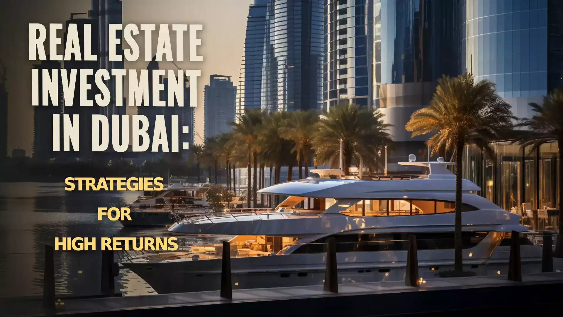 An image depicting potential real estate investments in Dubai