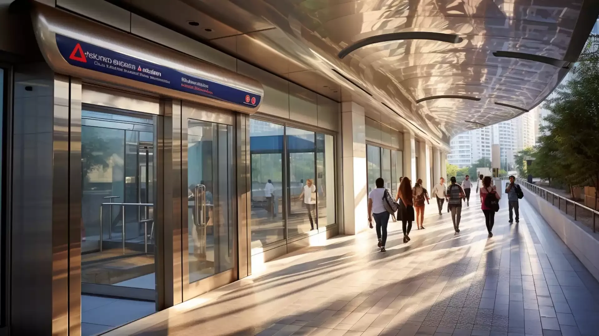 Neighborhood JLT Metro Station - Modern Commuting Hub