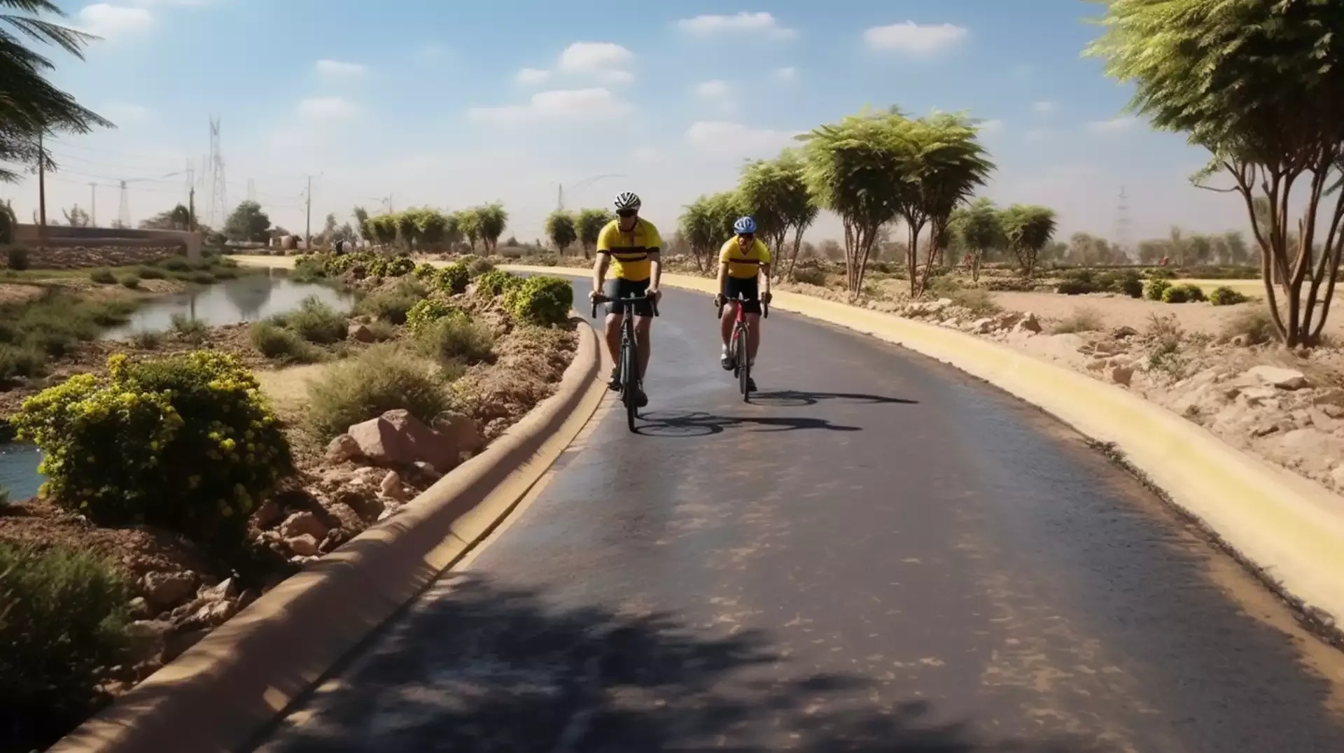 Cycling Tracks in Arabian Ranches - Bike Route