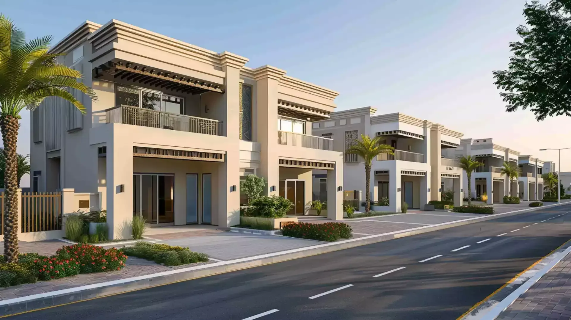 Visual depiction of the elegant lifestyle offered by Al Furjan's Villa Communities