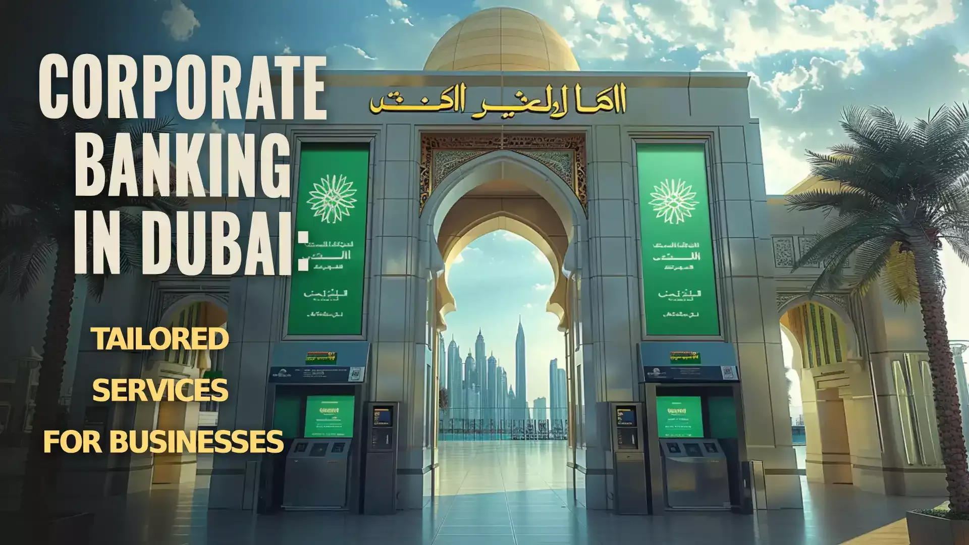 Image representing the prominence of corporate banking in Dubai's financial sector