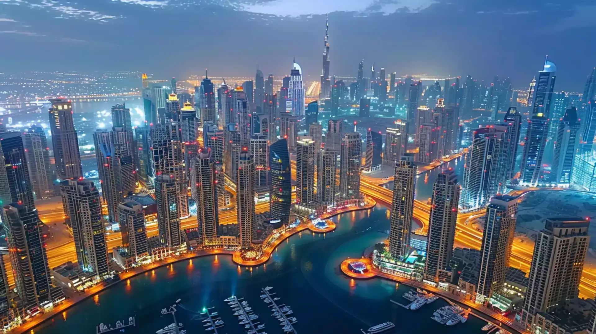 Illustration depicting the evolving market trends driving Dubai's economic growth