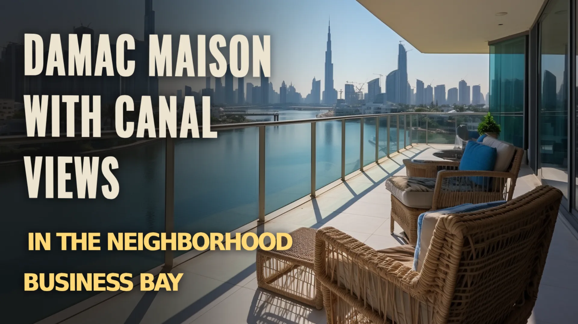 Experience opulent living at Damac Maison in the Business Bay, where luxury meets modern convenience