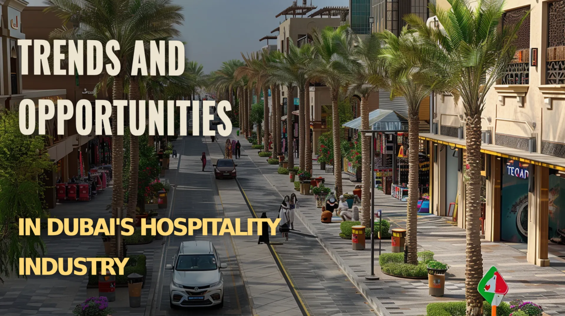 Opportunities in Dubai: A luxurious hotel lobby, showcasing the city's world-class hospitality offerings