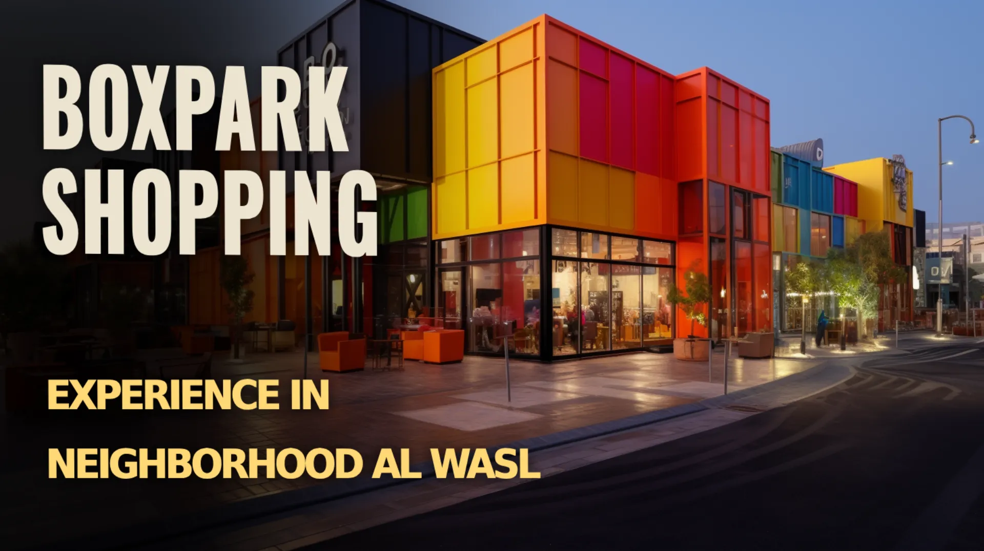 Retail Bliss: BoxPark Shopping Experience in Al Wasl