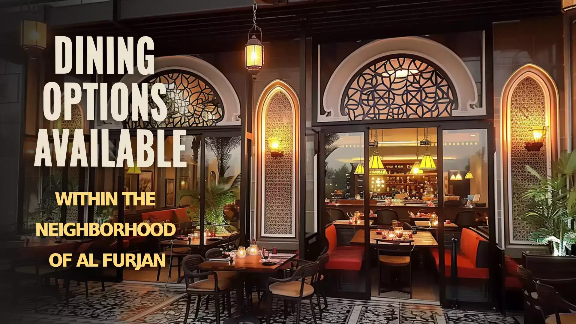 Al Furjan Dining - Experience Exquisite Culinary Delights