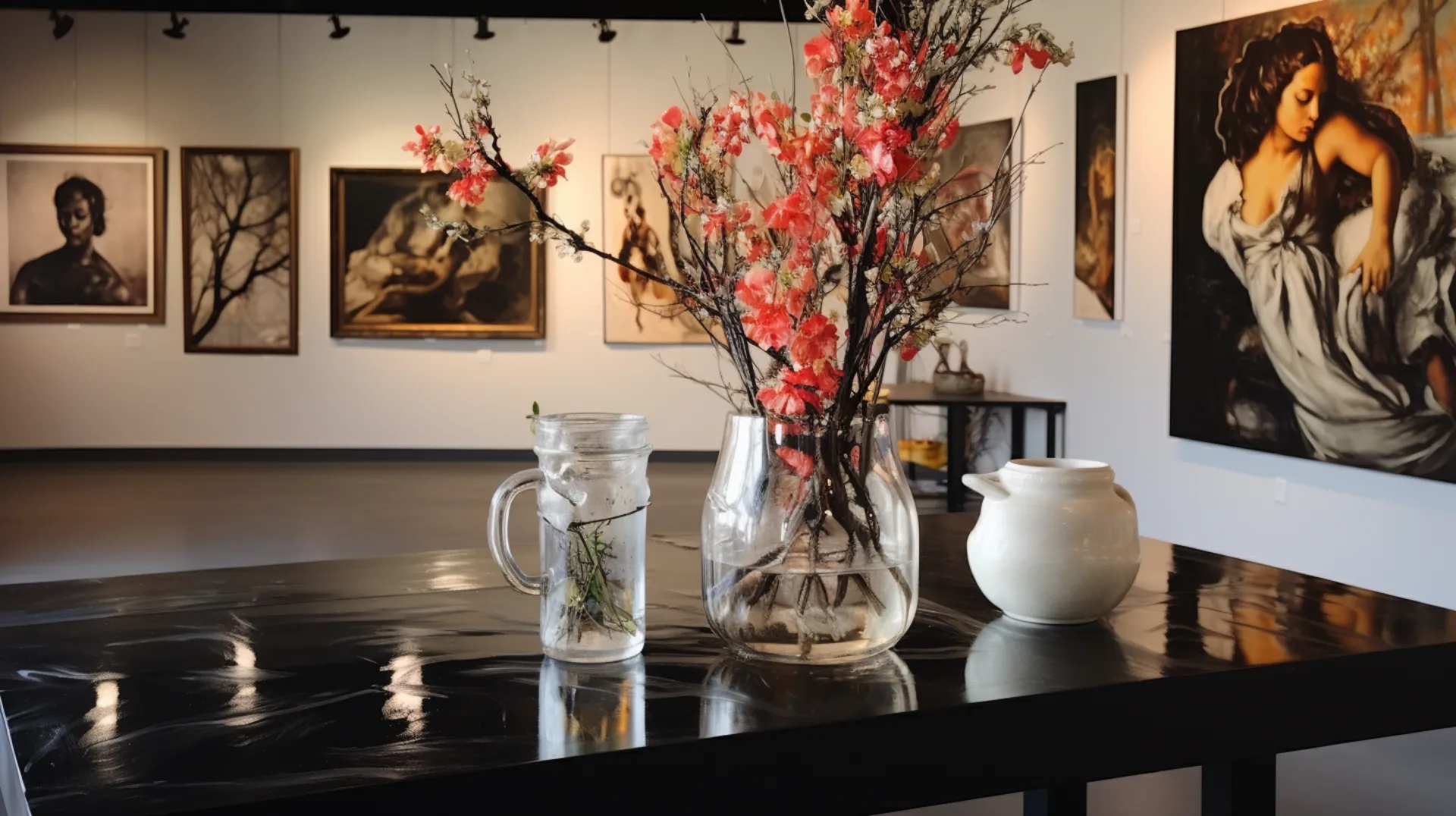 Custot Gallery Fine Art Artistic Display: This image provides a sneak peek into the refined and eclectic fine art offerings, highlighting the gallery's commitment to artistic excellence