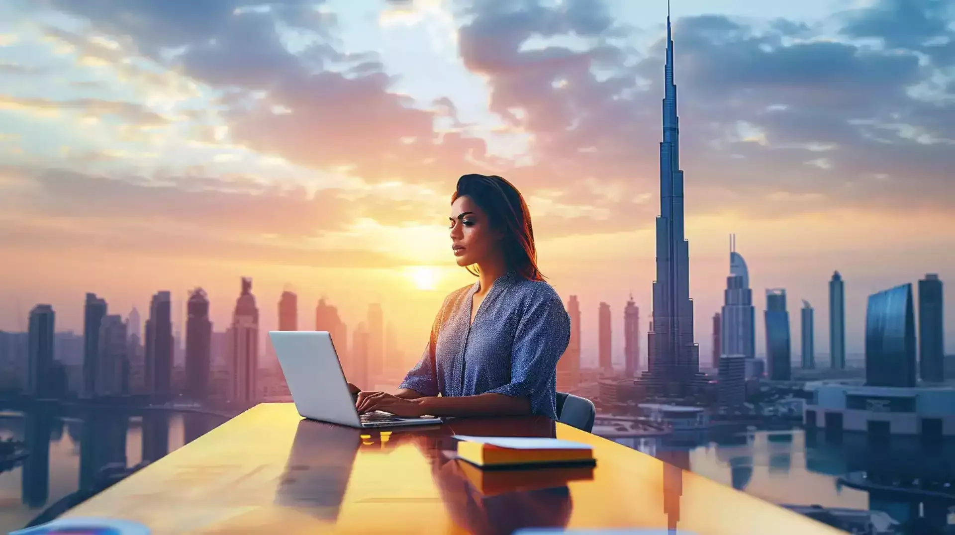 Image showing the process of setting up a business in Dubai