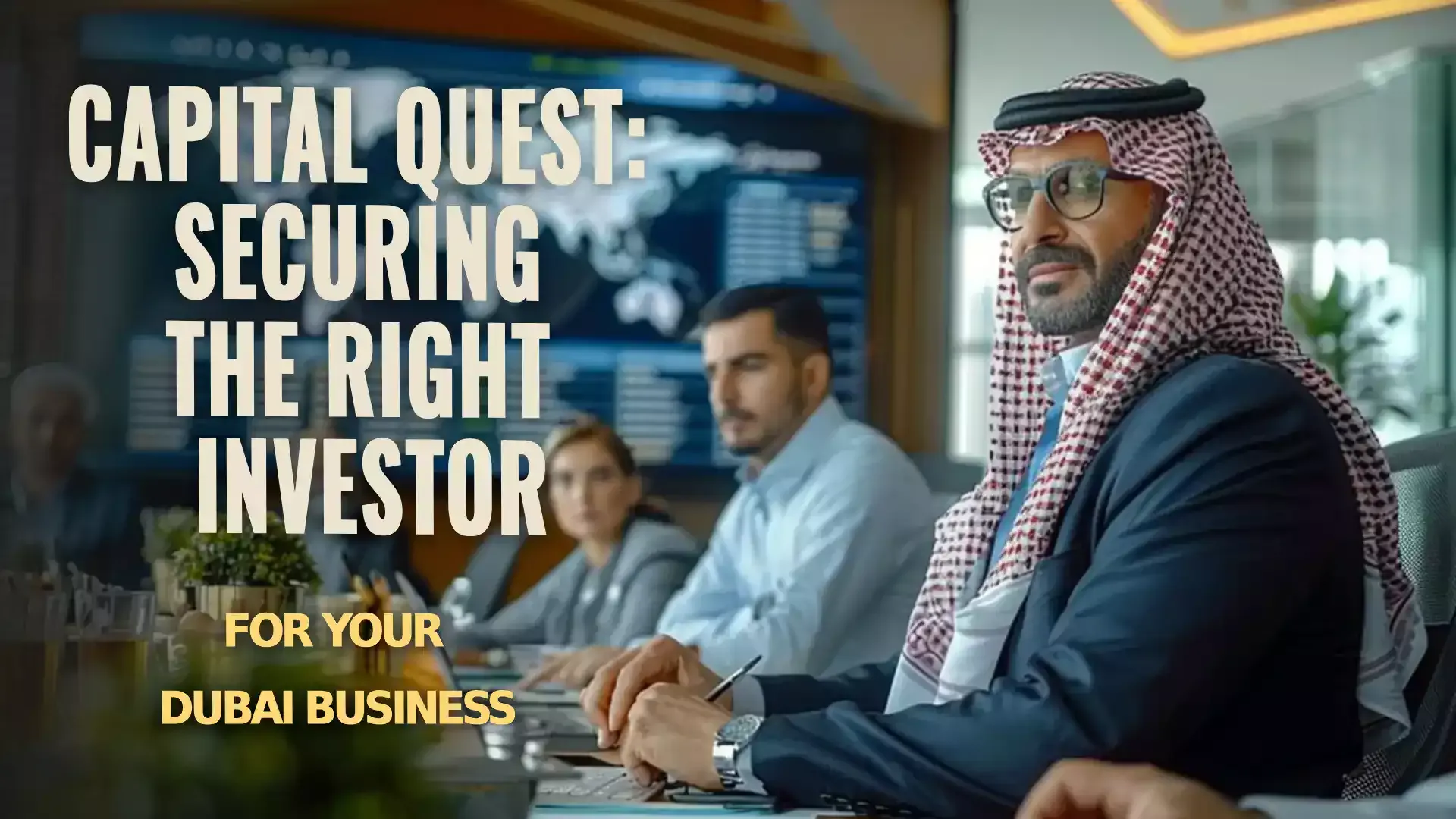 Illustration: Methods to Attract Investors for Business in Dubai
