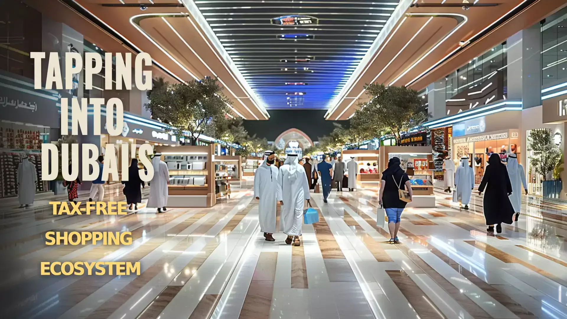 Experience the allure of Dubai's shopping scene