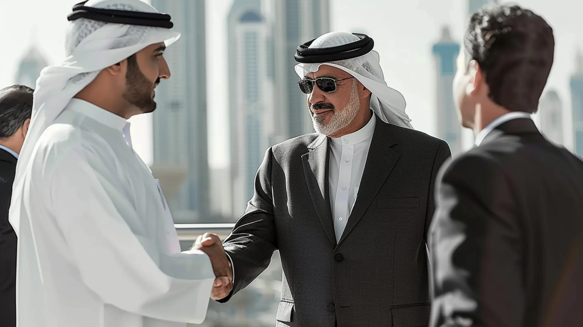 Capture the essence of deal-making with this image of a business handshake, symbolizing the culmination of agreements and strategic partnerships