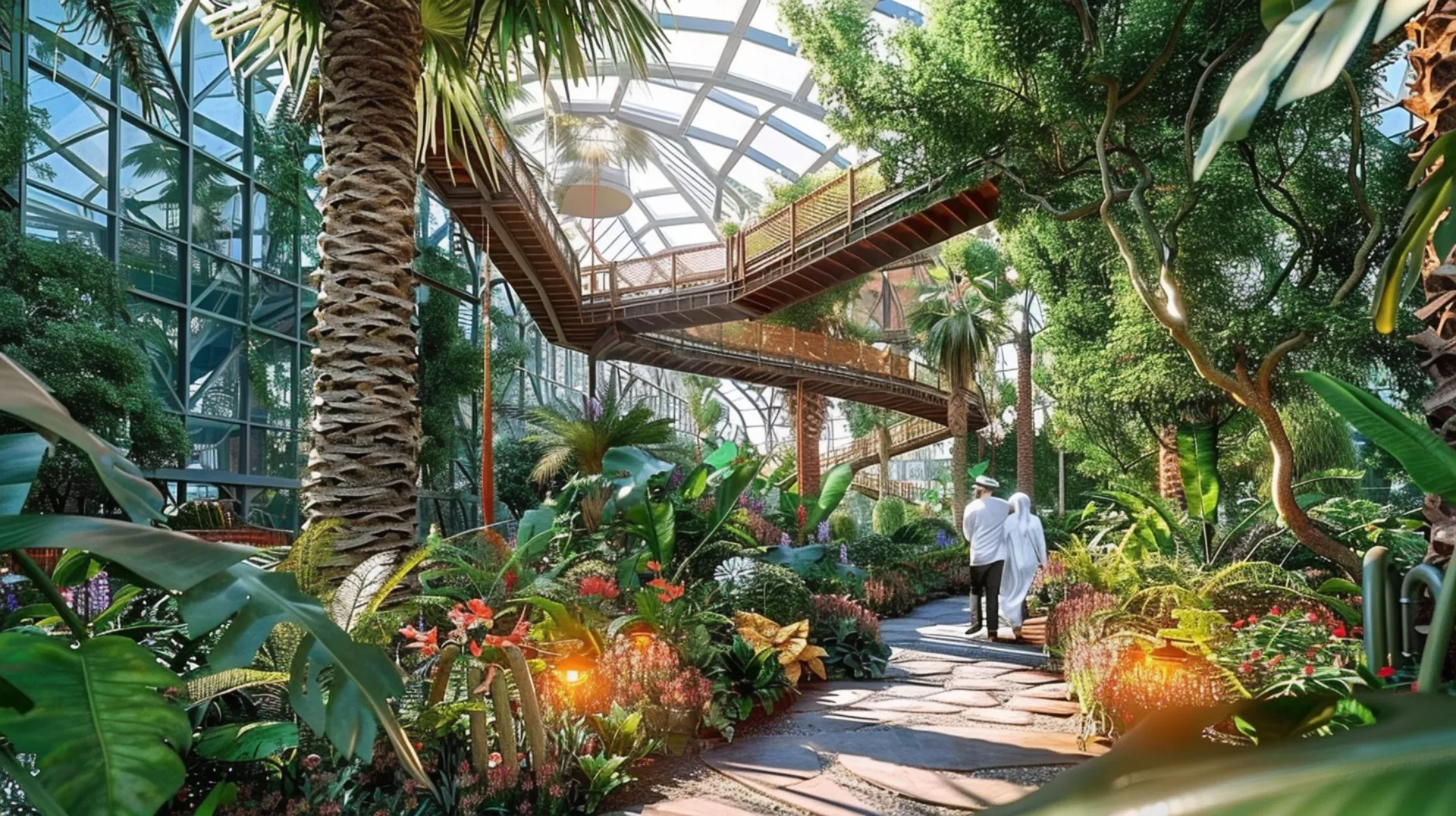 The Dubai Botanical Garden invites tourists to immerse themselves in ecotourism, providing a serene escape amidst the city's hustle and bustle.