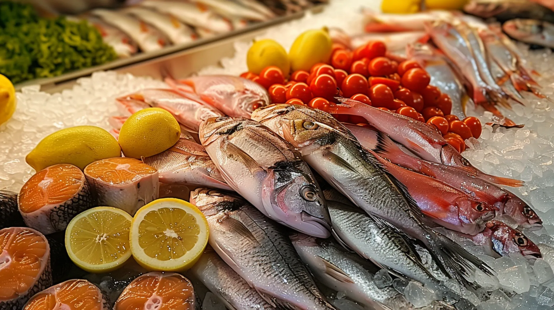 Select the freshest fish at the market in Neighborhood Deira