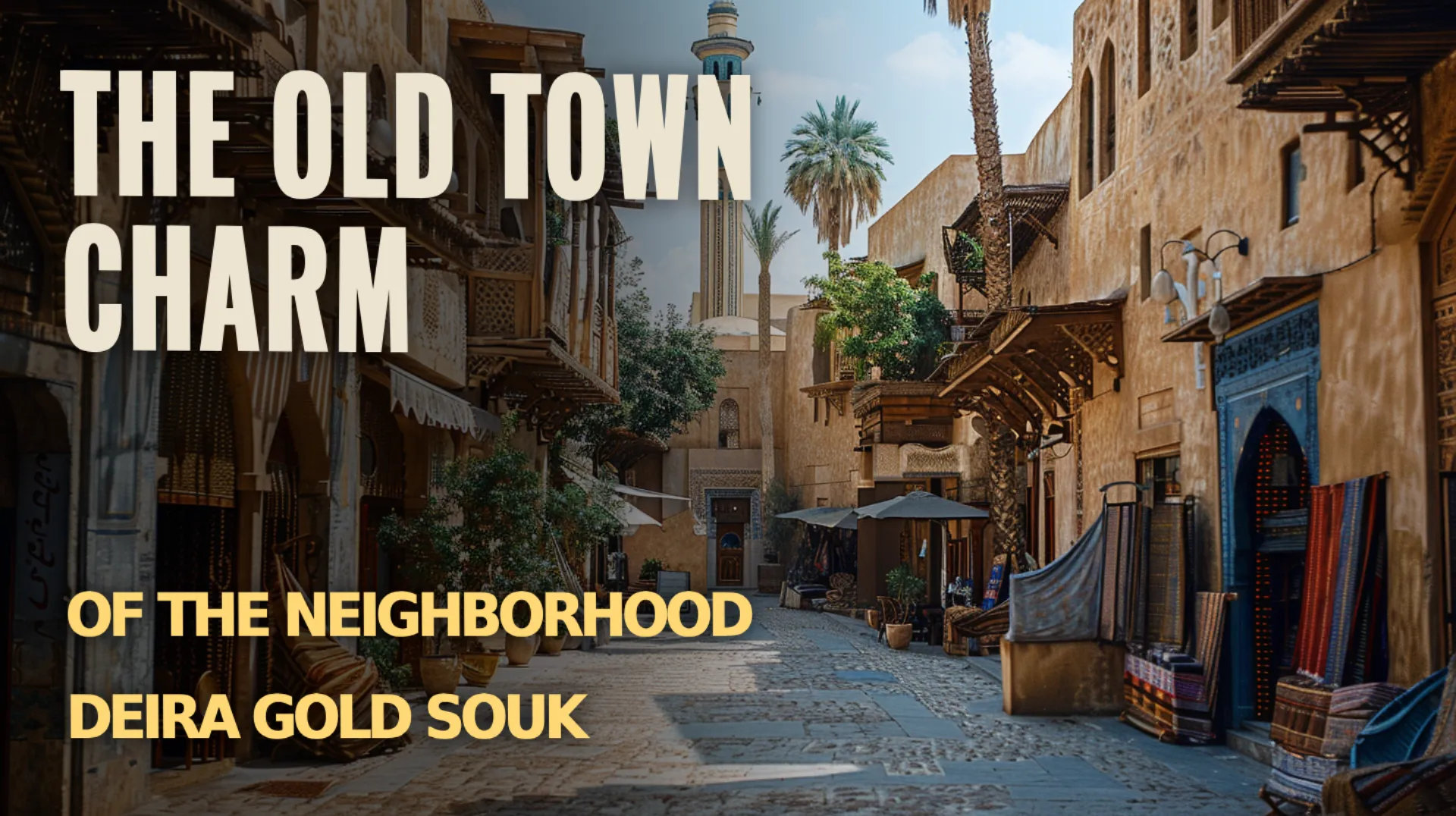 Discover the old town charm of the Neighborhood Deira Gold Souk