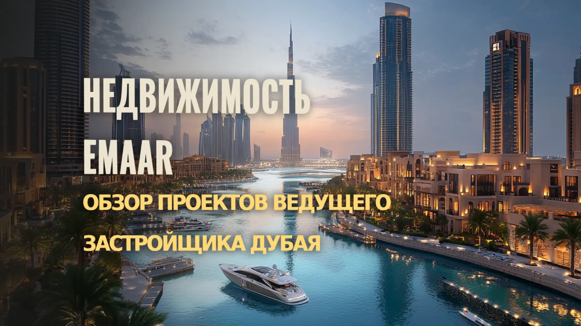 Обзор недвижимости Emaar в Дубае: ключевые проекты