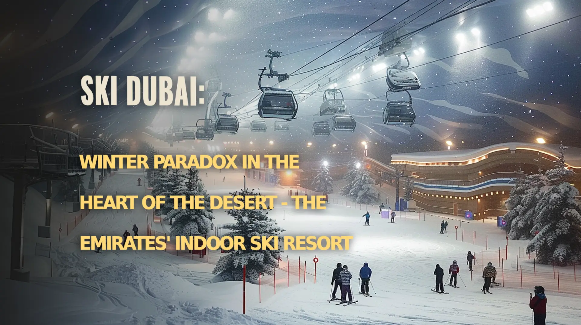 Experience winter wonderland at Ski Dubai, the indoor ski resort in the desert