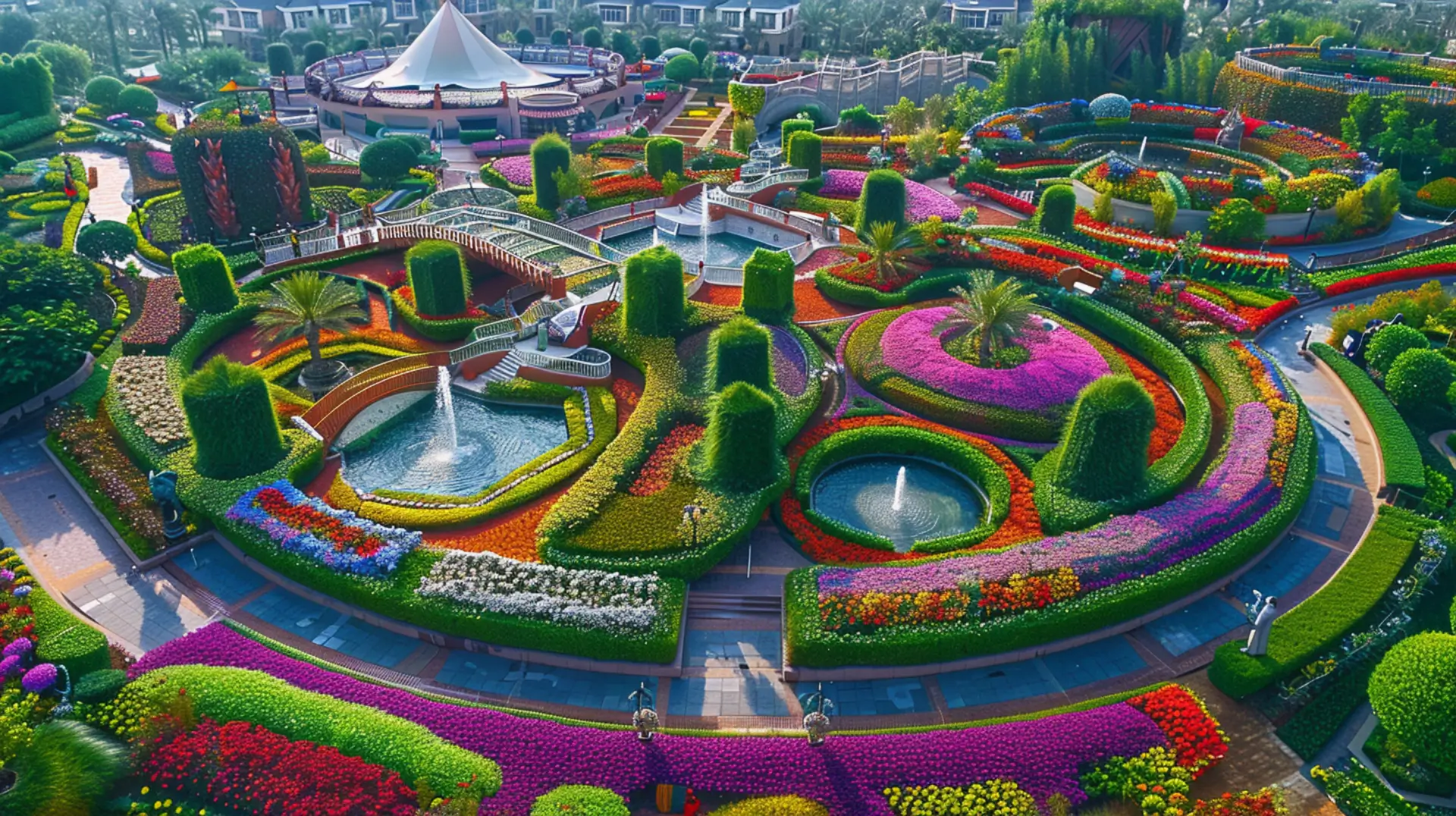 Unveil the botanical marvel at Dubai Miracle Garden, the world's largest floral park