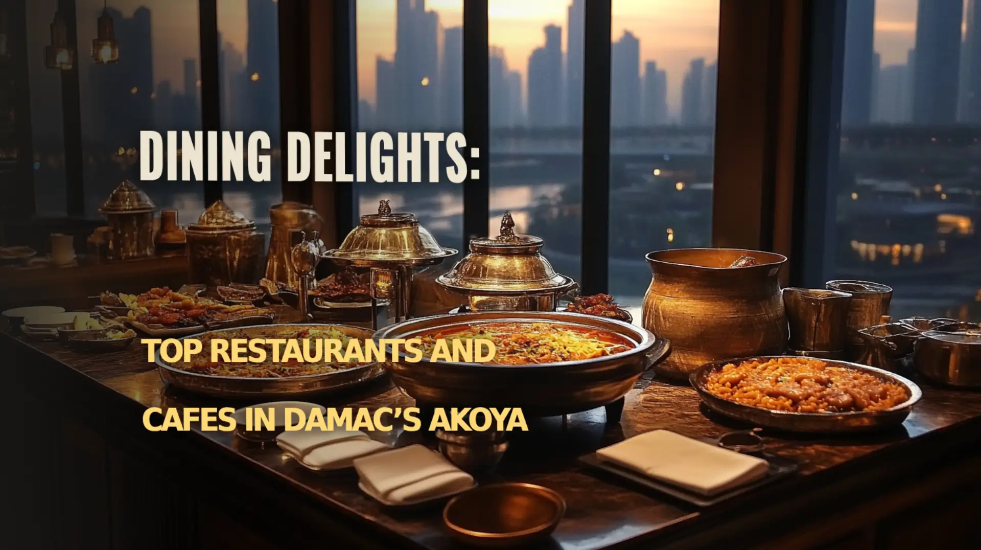 Dining Delights in DAMAC’s Akoya: Best Restaurants