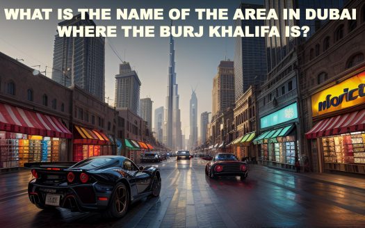 What is the Name of the Area in Dubai Where the Burj Khalifa Is?