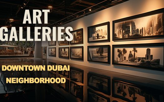 Downtown Dubai Neighborhood Art Galleries