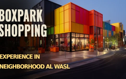 BoxPark Shopping Experience in Neighborhood Al Wasl