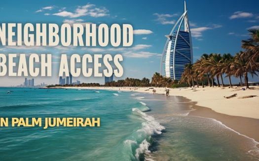 Neighborhood Beach Access in Palm Jumeirah