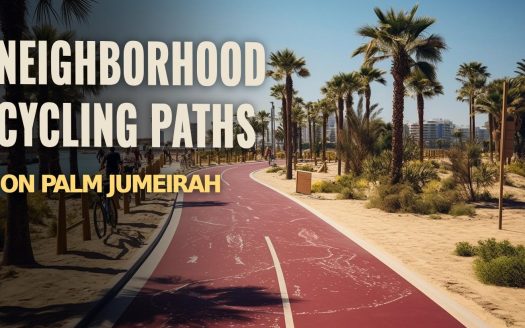 Neighborhood Cycling Paths on Palm Jumeirah