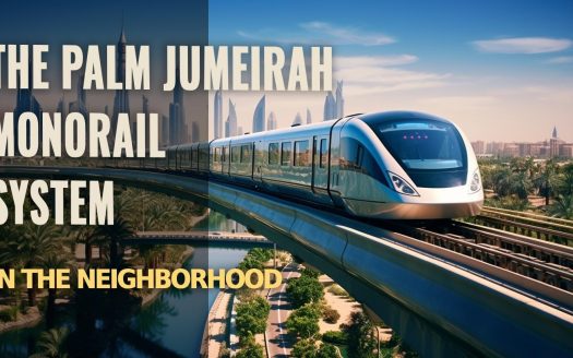 The Palm Jumeirah Monorail System in the Neighborhood