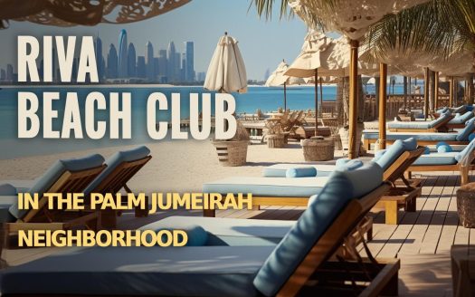 RIVA Beach Club in the Palm Jumeirah Neighborhood