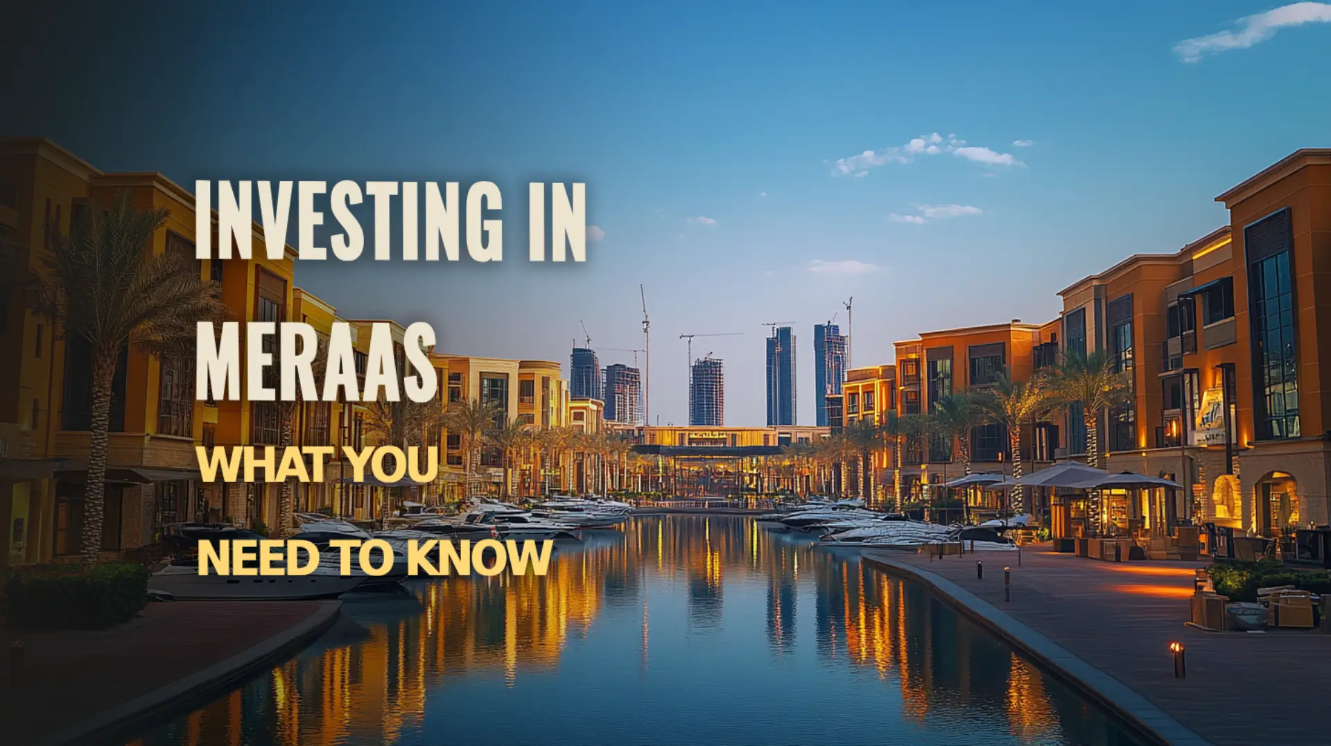 Discover key insights for investing in Meraas developments.