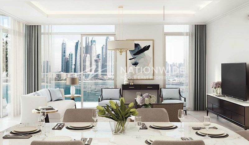 Apartment in PALACE BEACH RESIDENCES in Dubai Harbour, Dubai, UAE 1 bedroom, 80m2