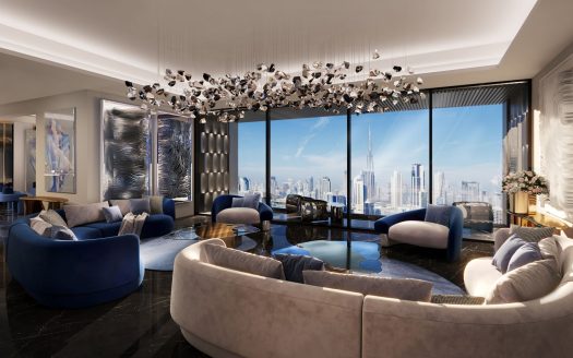 Penthouse in BURJ BINGHATTI JACOB & CO RESIDENCES in Downtown Dubai (Downtown Burj Dubai), UAE 10 rooms, 2300m2