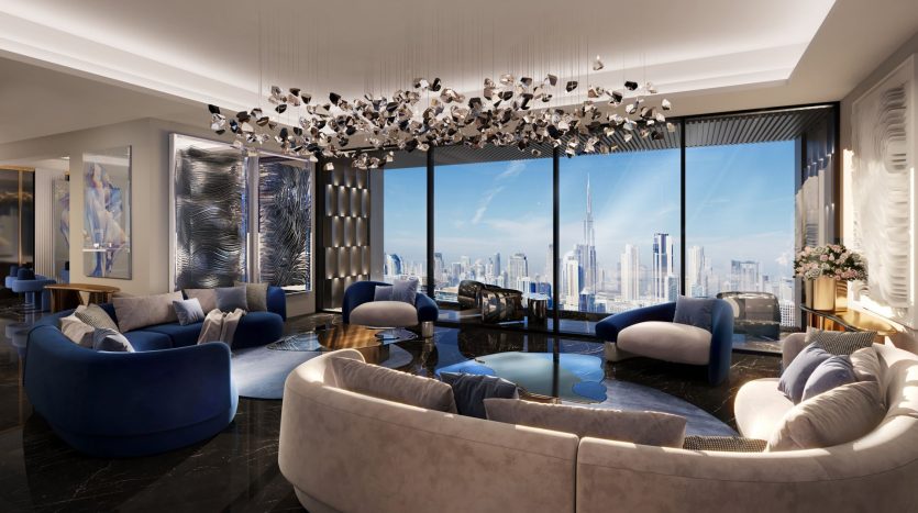 Penthouse in BURJ BINGHATTI JACOB & CO RESIDENCES in Downtown Dubai (Downtown Burj Dubai), UAE 10 rooms, 2300m2