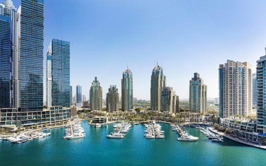 Apartment in LIV MARINA in Dubai Marina, Dubai, UAE 3 rooms, 121m2