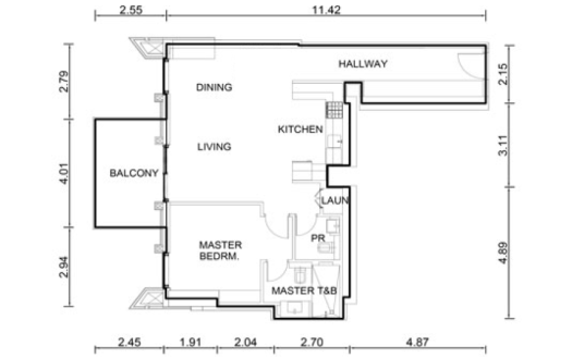 Квартира в AHAD RESIDENCES в Дубай,    2 комнаты, 84м2