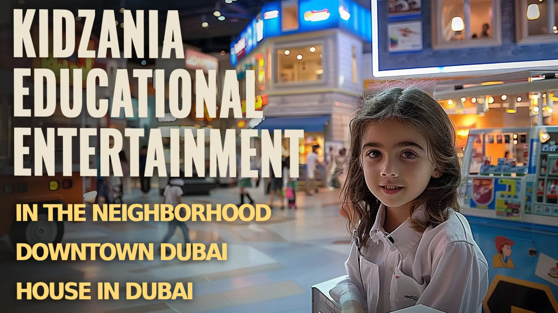 KidZania educational entertainment in the neighborhood Downtown Dubai