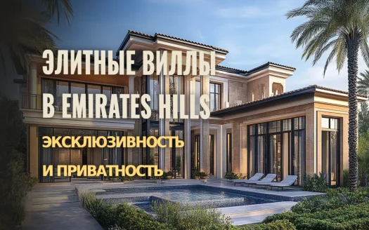 Элитные виллы в Emirates Hills: роскошь и приватность в сердце Дубая