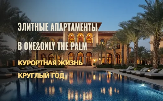 One&Only The Palm: Элитные апартаменты и роскошная жизнь в Дубае